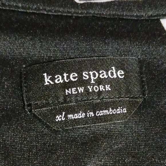 Gorgeous! ⚜️ Kate Spade⚜️ Black and White Bow Pajama Set 🎀⚜️🎀 - Picture 2 of 8